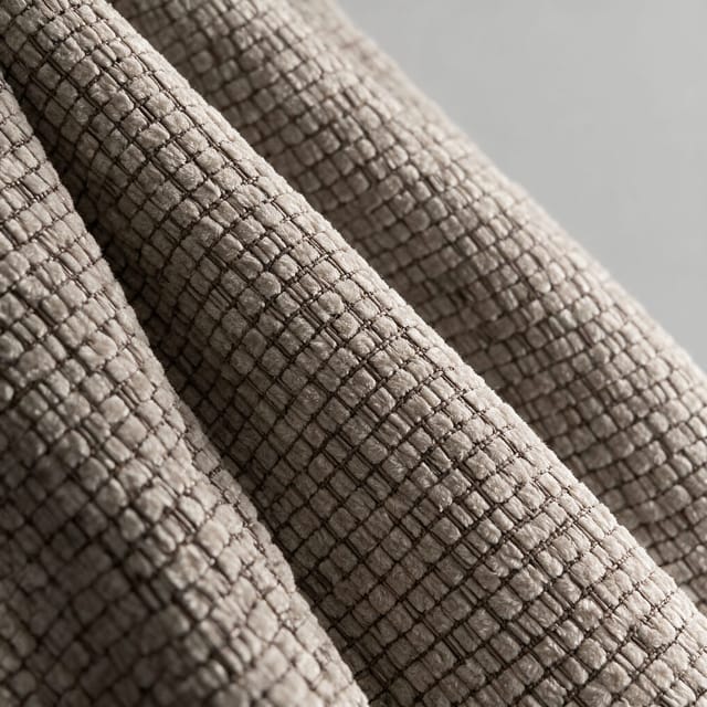 Tecido chenille Luxy Chelsea com trama aparente